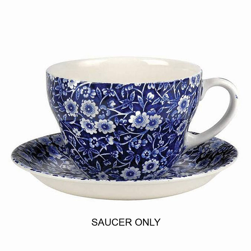 Burleigh Blue Calico Breakfast Saucer image number 0